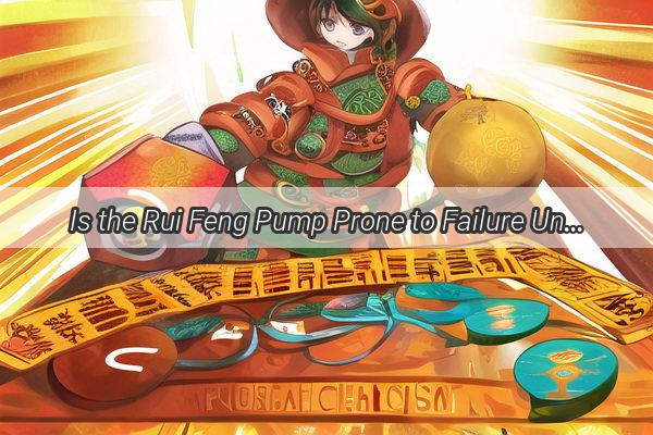 Is the Rui Feng Pump Prone to Failure Unveiling the Truth About Its Durability